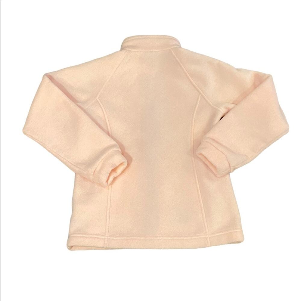 Columbia Youth Girls Size Medium (10/12) Pink fleece full zip Jacket/Coat - Picture 2 of 5
